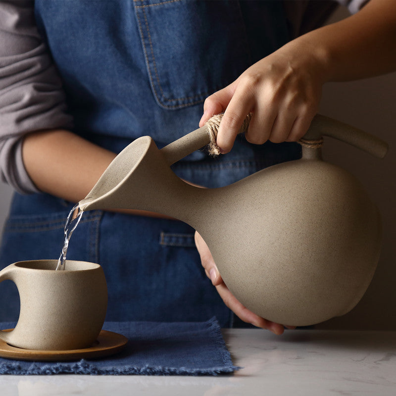 Ancient Ceramic Tea Pot Set