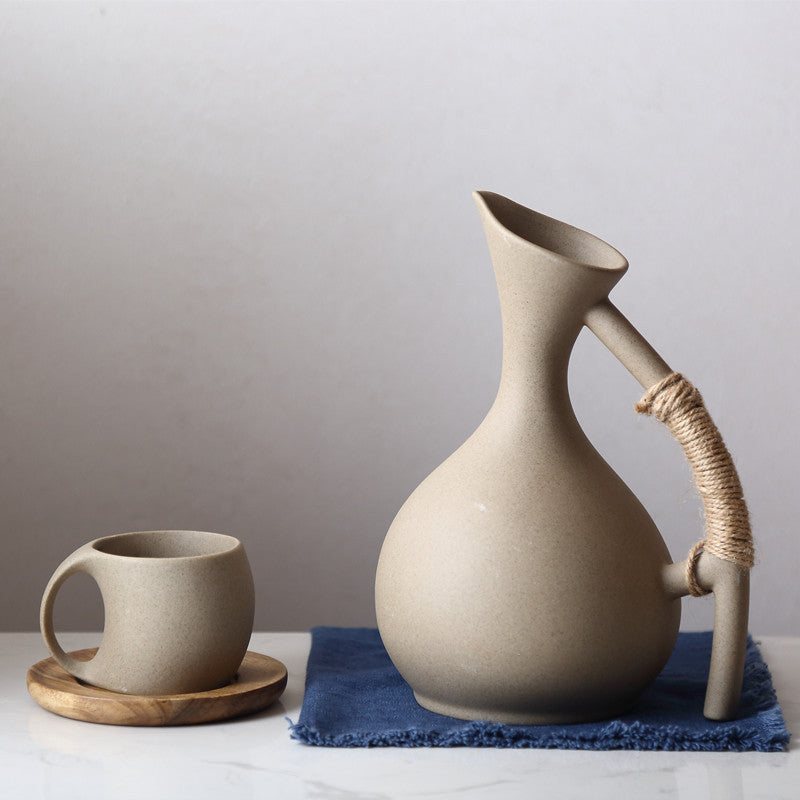 Ancient Ceramic Tea Pot Set