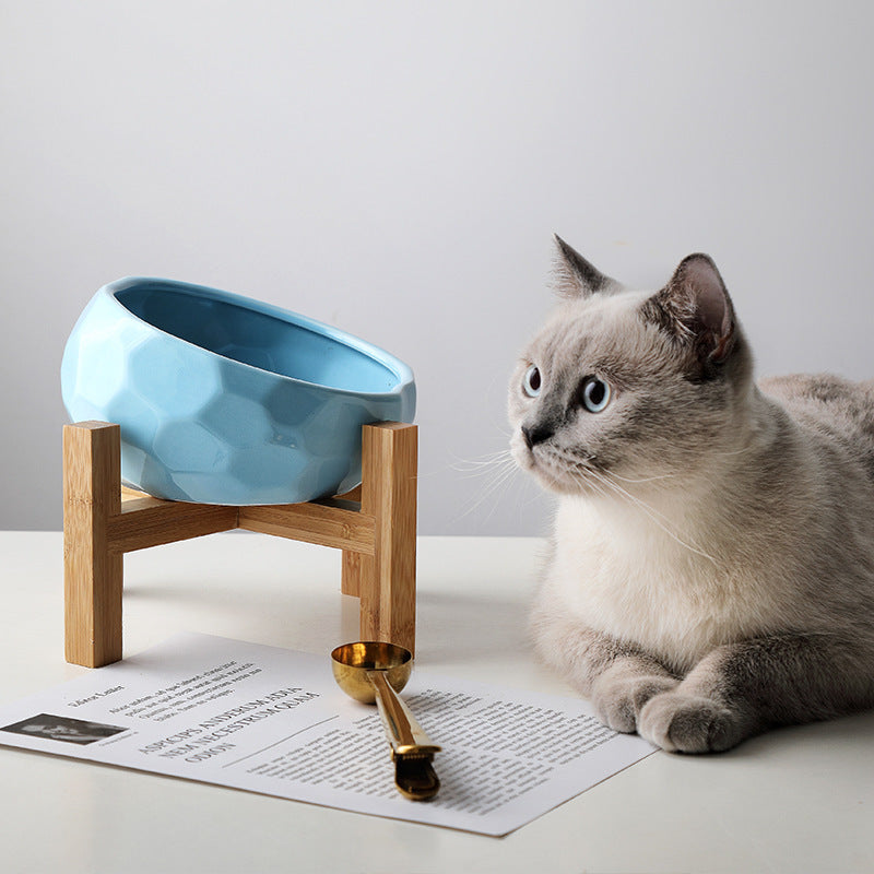 Porcelain Kitty Bowl